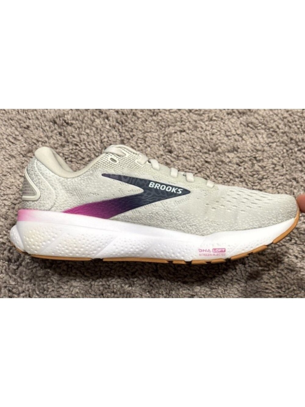 Size 6.5 - Brooks Ghost 16 White Estate Blue Medium B